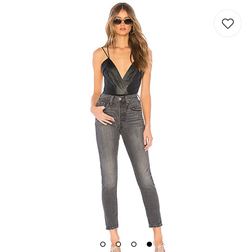 Levi’s 501’s Washed Black Jeans